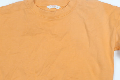 Womens UK Size S John Lewis Orange Pullover Sweatshirt