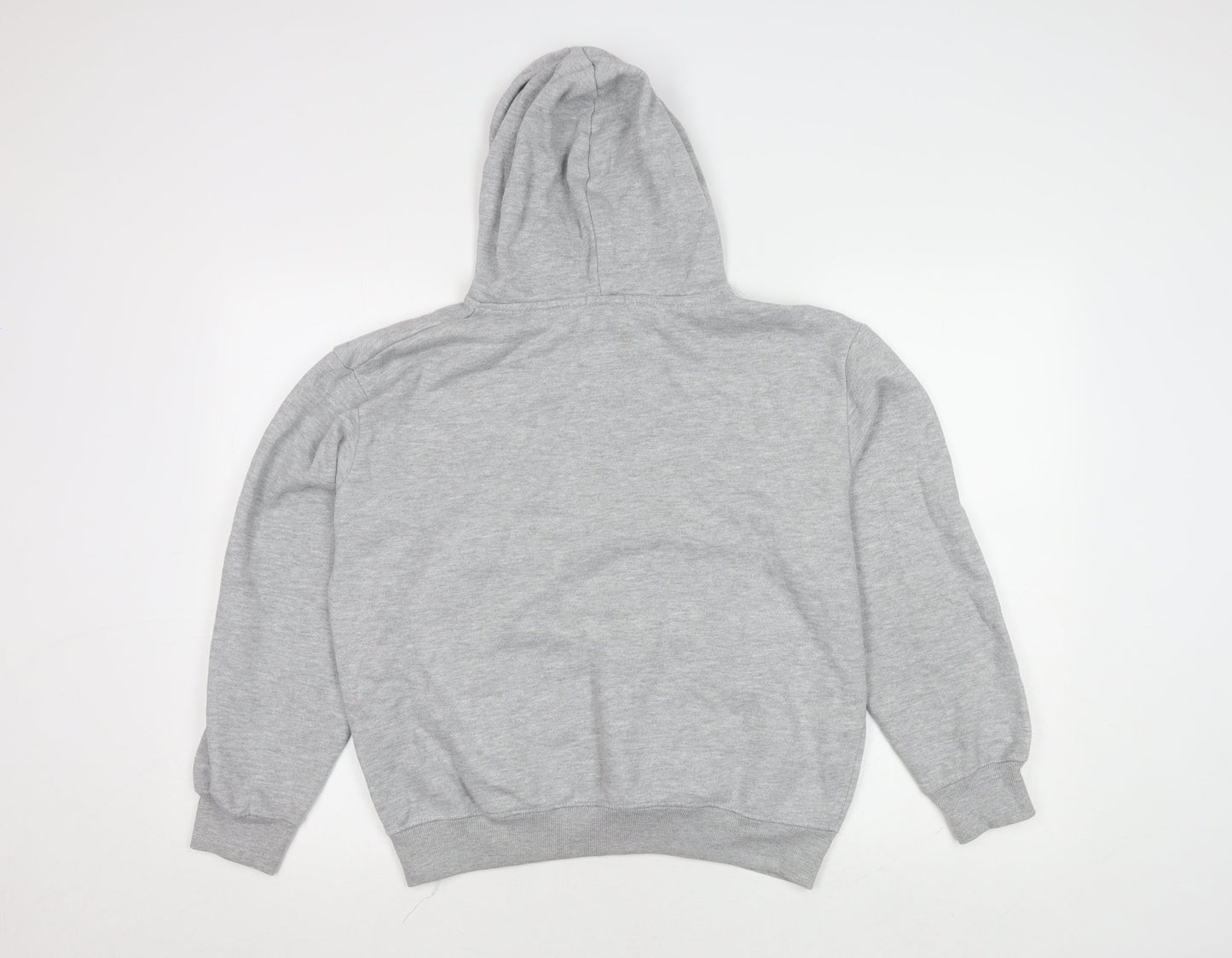 Boohoo Women's Grey Pullover Hoodie Size 10, Casual Knit