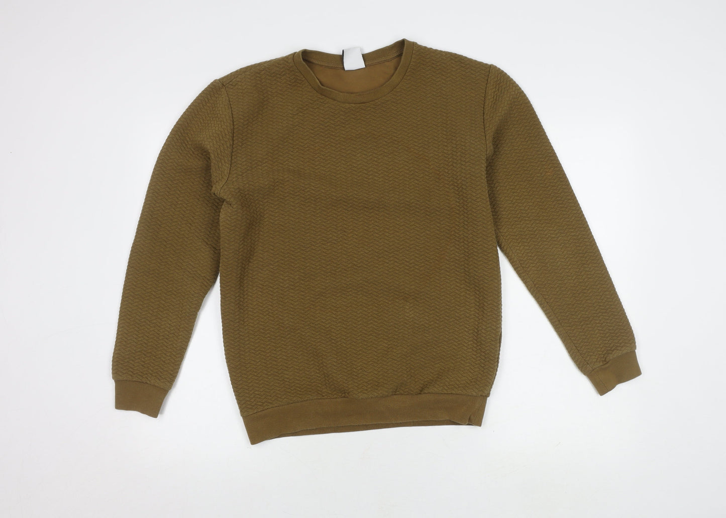 Zara Men's Brown Crew Neck Pullover Jumper S