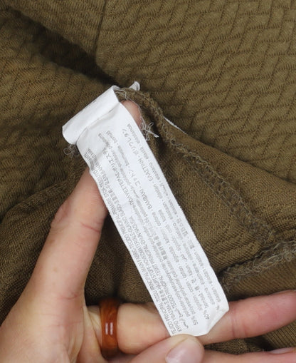 Zara Men's Brown Crew Neck Pullover Jumper S