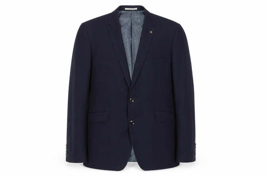 Mens UK Size 46 Burton Regular Blue Suit Jacket