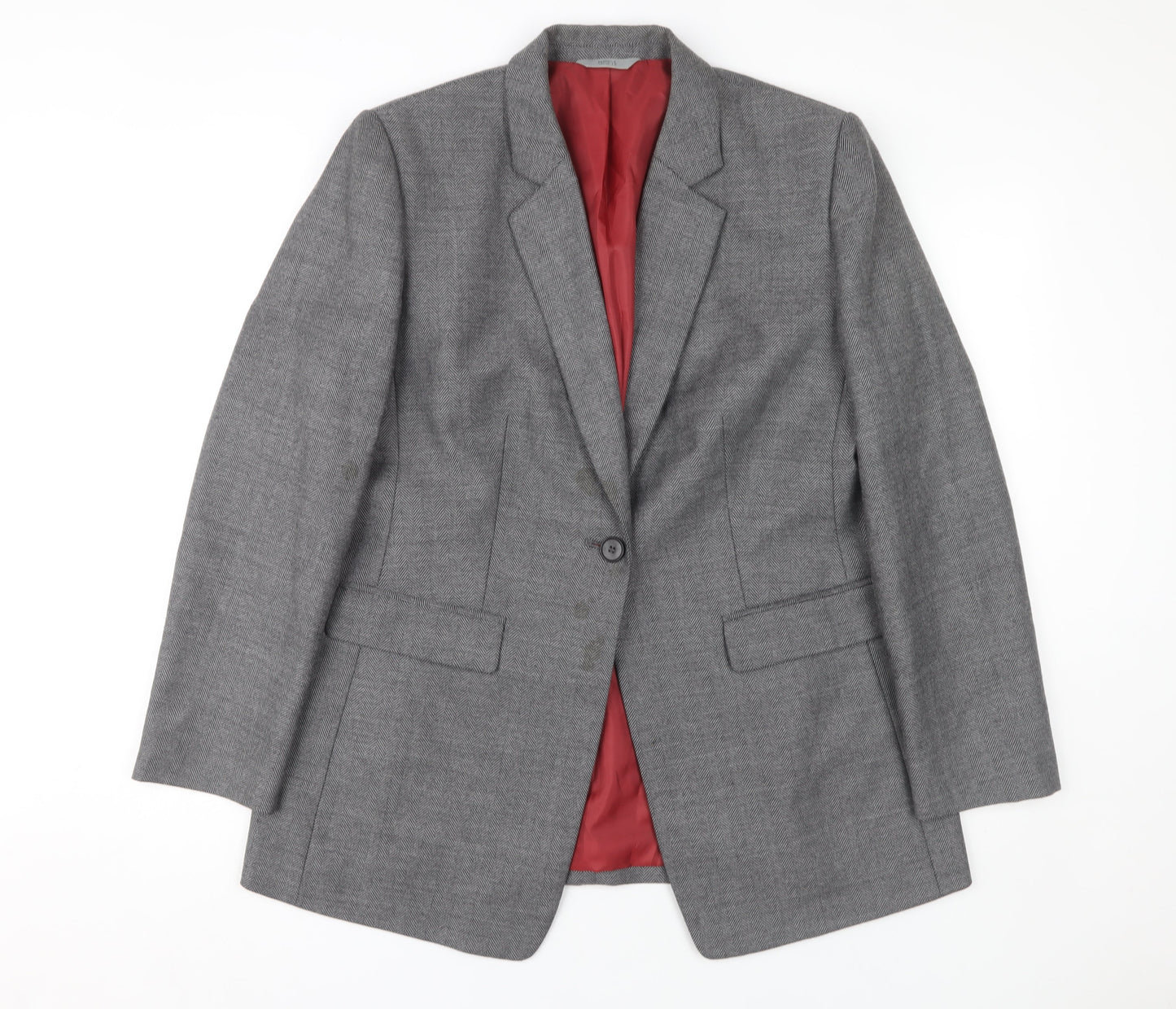 Marks and Spencer Women's Grey Blazer Size 16