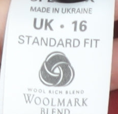 Marks and Spencer Women's Grey Blazer Size 16