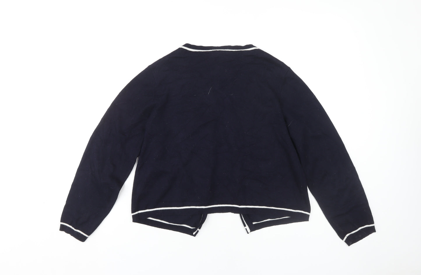 Zoe+Phoebe Women's Blue Cardigan - Size L