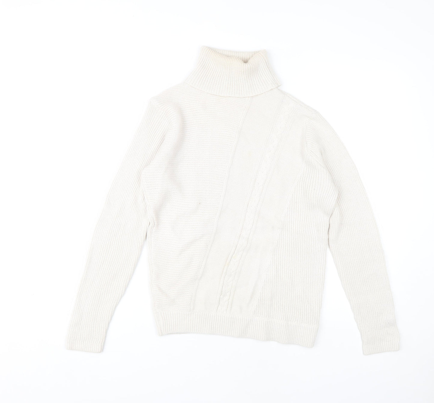 Womens UK Size S Therapy White Pullover Jumper