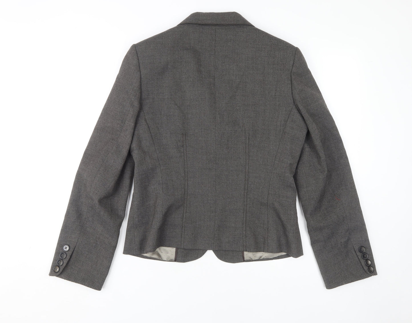 Next Women's Grey Blazer Size 12 Classic Fit