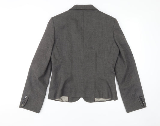 Next Women's Grey Blazer Size 12 Classic Fit