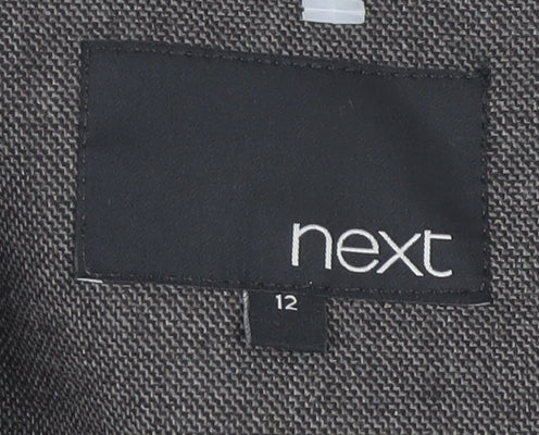 Next Women's Grey Blazer Size 12 Classic Fit