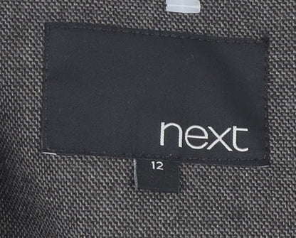 Next Women's Grey Blazer Size 12 Classic Fit