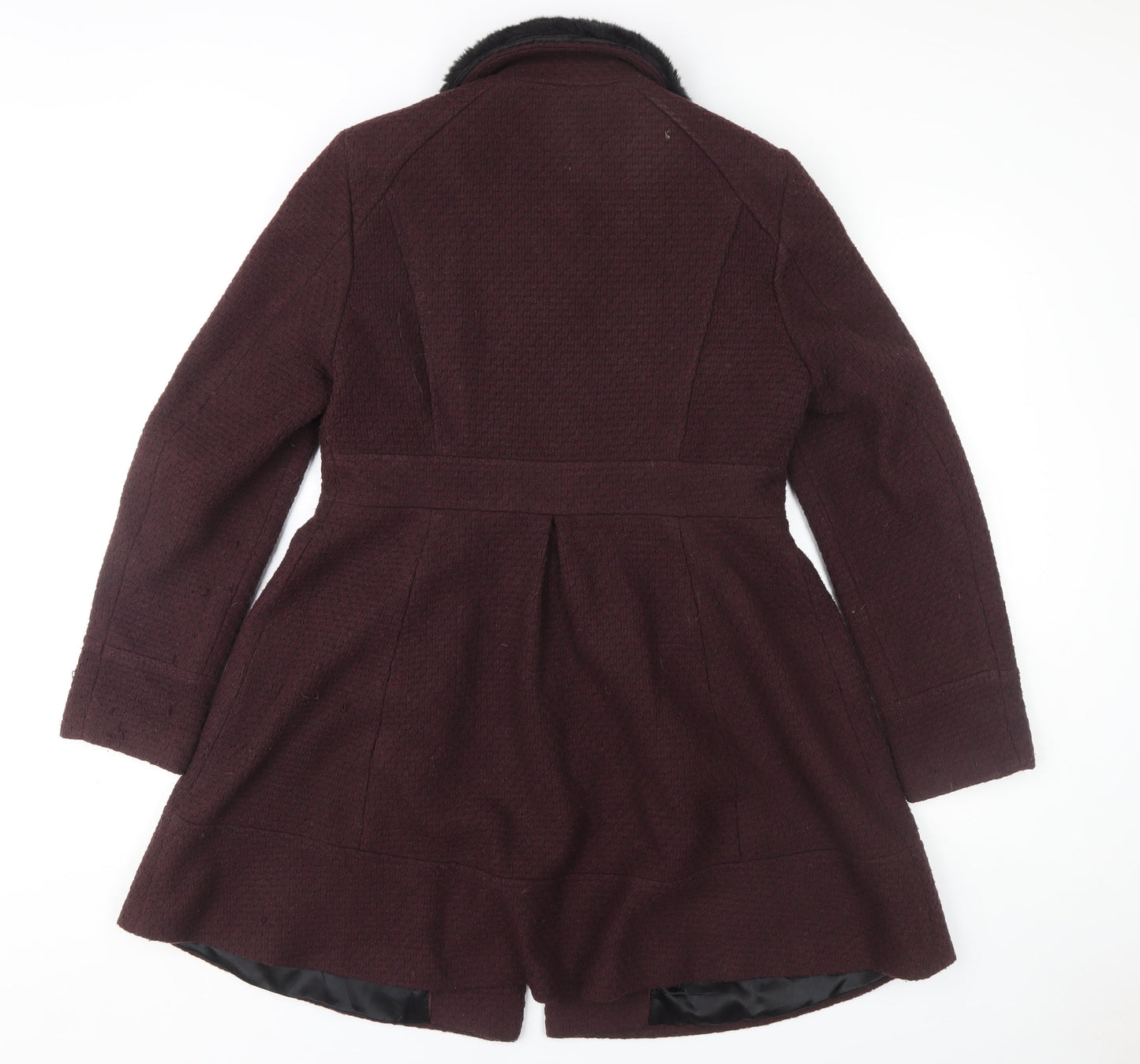 Womens UK Size 14 Dorothy Perkins Brown Overcoat