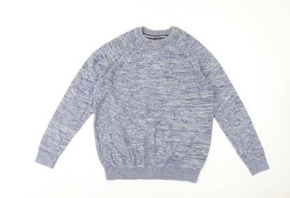 Next Men's Blue Medium Pullover Chunky-Knit Jumper