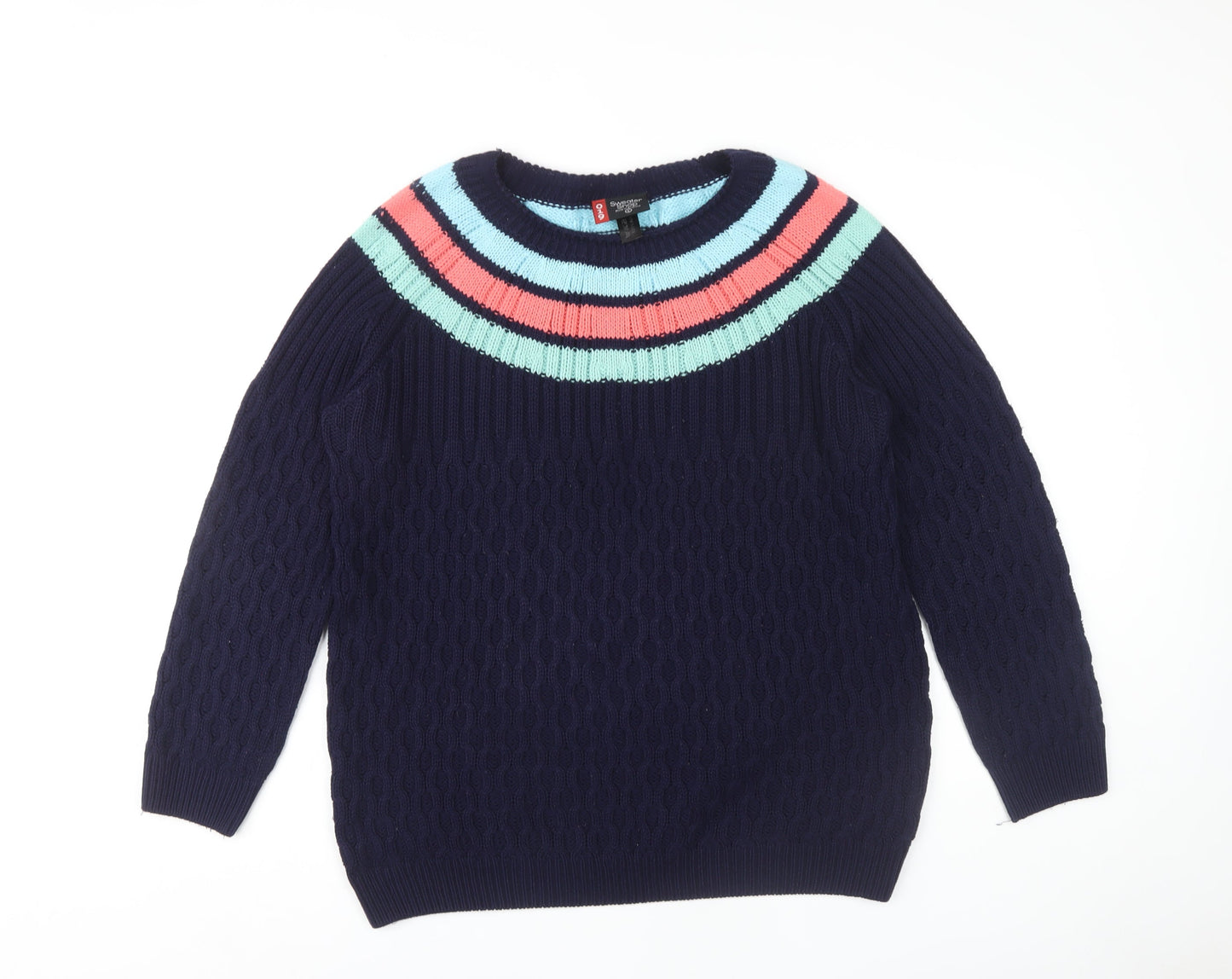 Womens UK Size L Sweater Shop Multicoloured Jumper Jumper