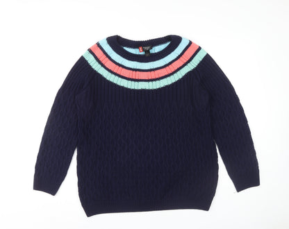 Womens UK Size L Sweater Shop Multicoloured Jumper Jumper