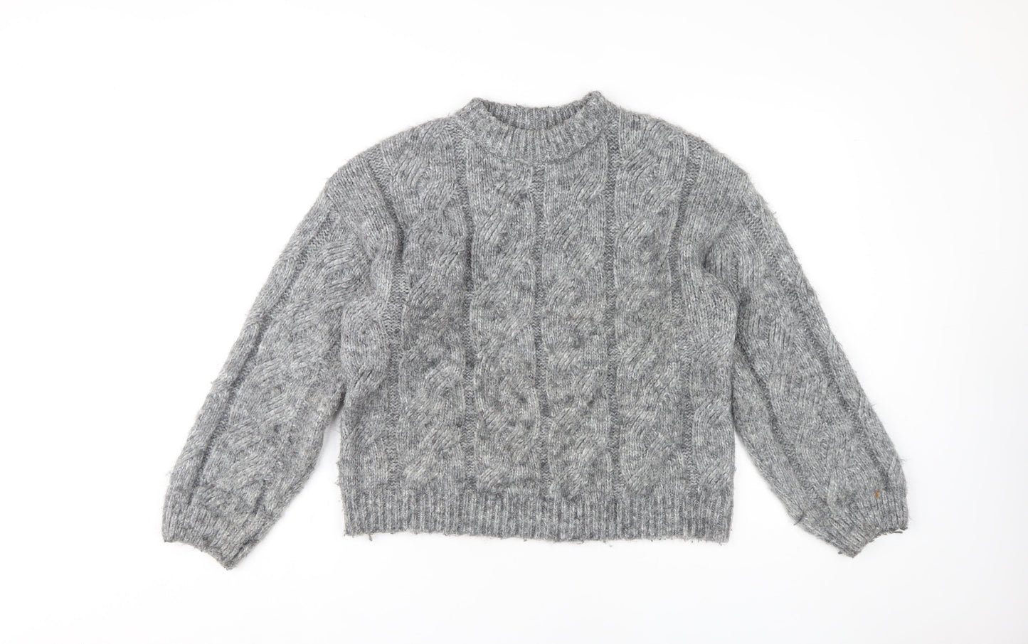 Womens UK Size S Marks and Spencer Grey Pullover Jumper