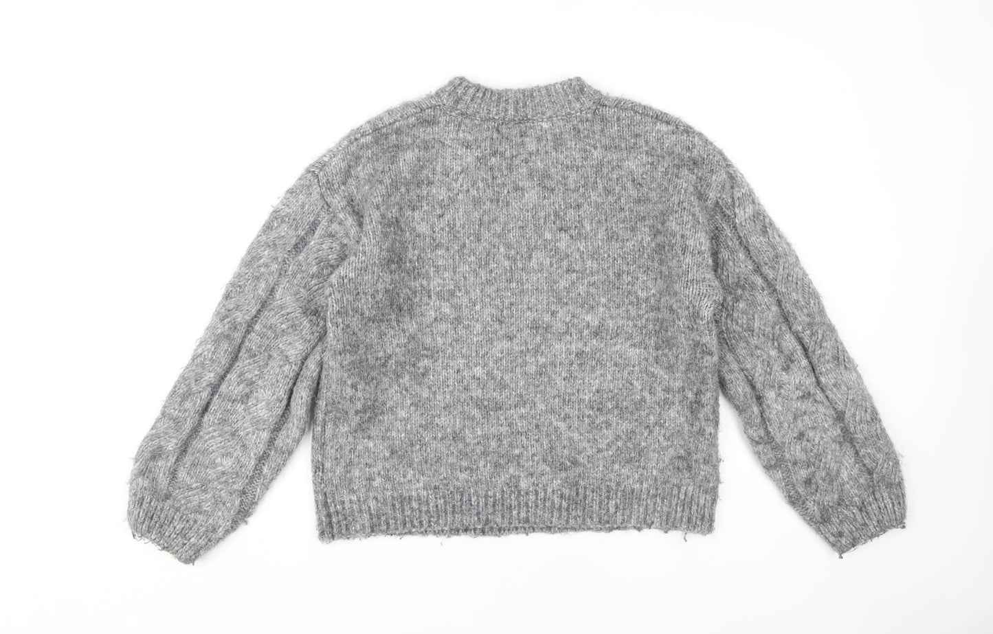 Womens UK Size S Marks and Spencer Grey Pullover Jumper