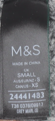 Womens UK Size S Marks and Spencer Grey Pullover Jumper
