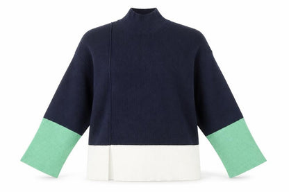 Womens UK Size L Marks and Spencer Blue Pullover Jumper