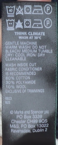Womens UK Size L Marks and Spencer Blue Pullover Jumper
