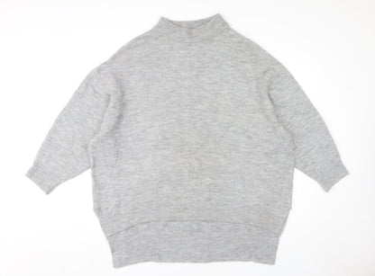 Womens UK Size 10 MNG Grey Pullover Jumper