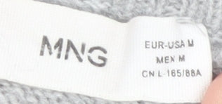 Womens UK Size 10 MNG Grey Pullover Jumper