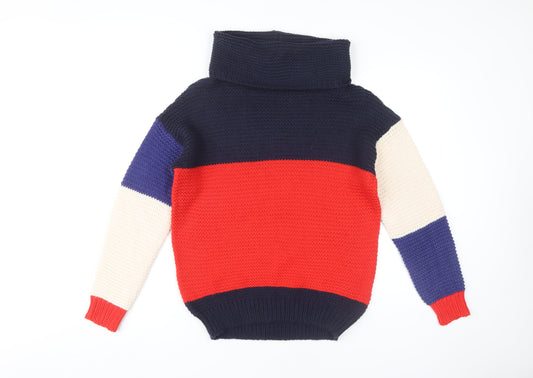 Womens UK Size XS Brave Soul Multicoloured Pullover Jumper