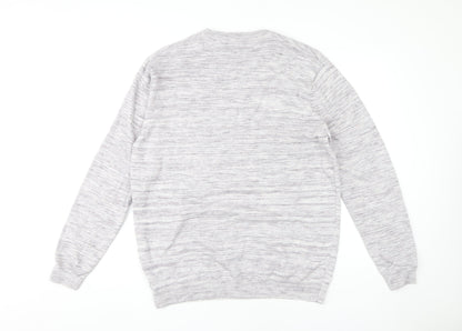 Next Men's Grey XL Crew Neck Pullover Jumper