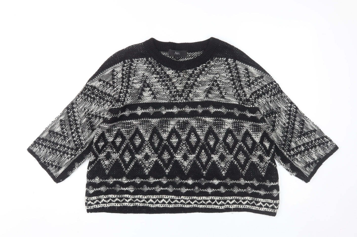 Womens UK Size M NEXT Black Pullover Jumper