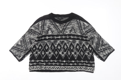 Womens UK Size M NEXT Black Pullover Jumper
