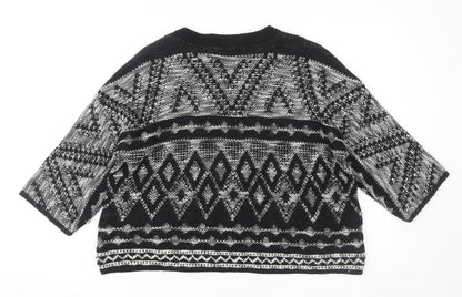Womens UK Size M NEXT Black Pullover Jumper