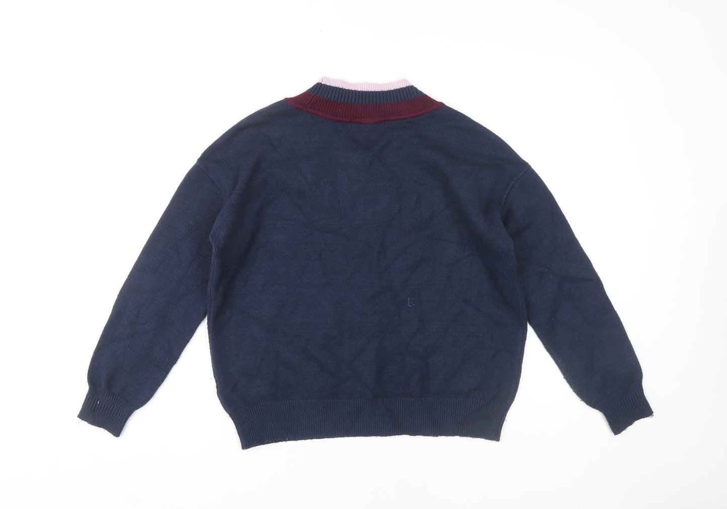 Womens UK Size M Marks and Spencer Blue Jumper Jumper