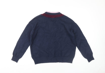 Womens UK Size M Marks and Spencer Blue Jumper Jumper
