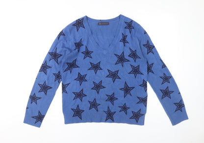 Womens UK Size 12 Marks and Spencer Blue Jumper Jumper