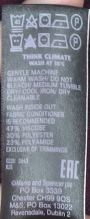 Womens UK Size 14 Marks and Spencer Purple Pullover Jumper