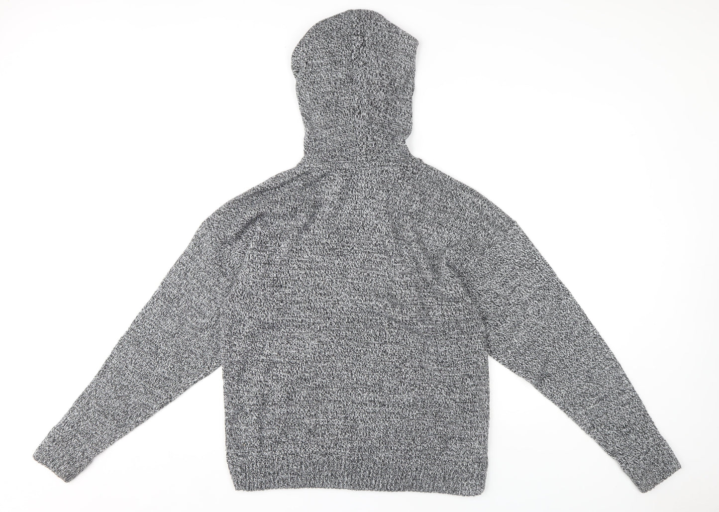 Brave Soul Women's Grey Pullover Hoodie, Size M, Casual