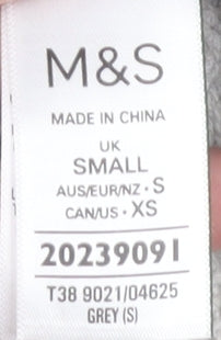Womens UK Size S Marks and Spencer Grey Pullover Jumper