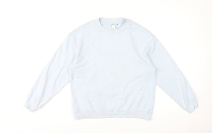 Monki Women's Blue S Pullover Sweatshirt
