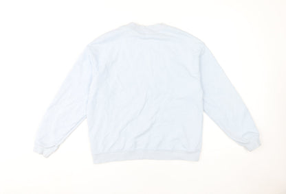 Monki Women's Blue S Pullover Sweatshirt