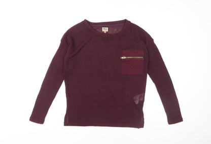 Womens UK Size S Only Purple Pullover Jumper