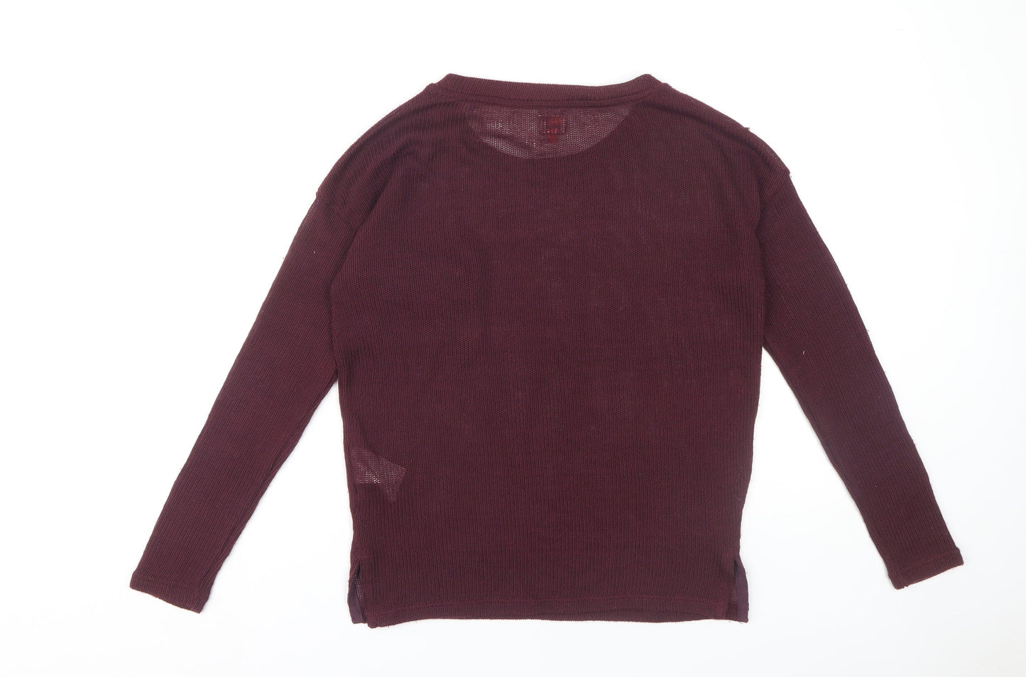 Womens UK Size S Only Purple Pullover Jumper