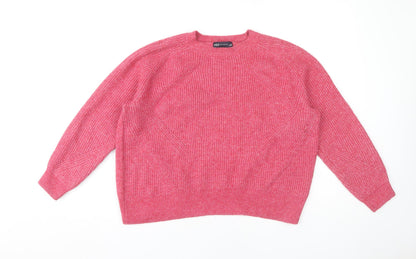 Womens UK Size L Marks and Spencer Pink Pullover Jumper