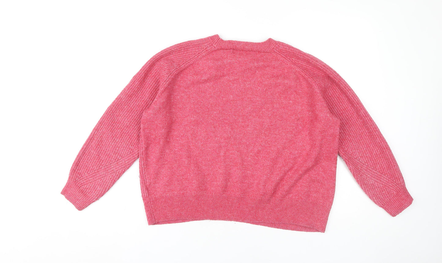Womens UK Size L Marks and Spencer Pink Pullover Jumper