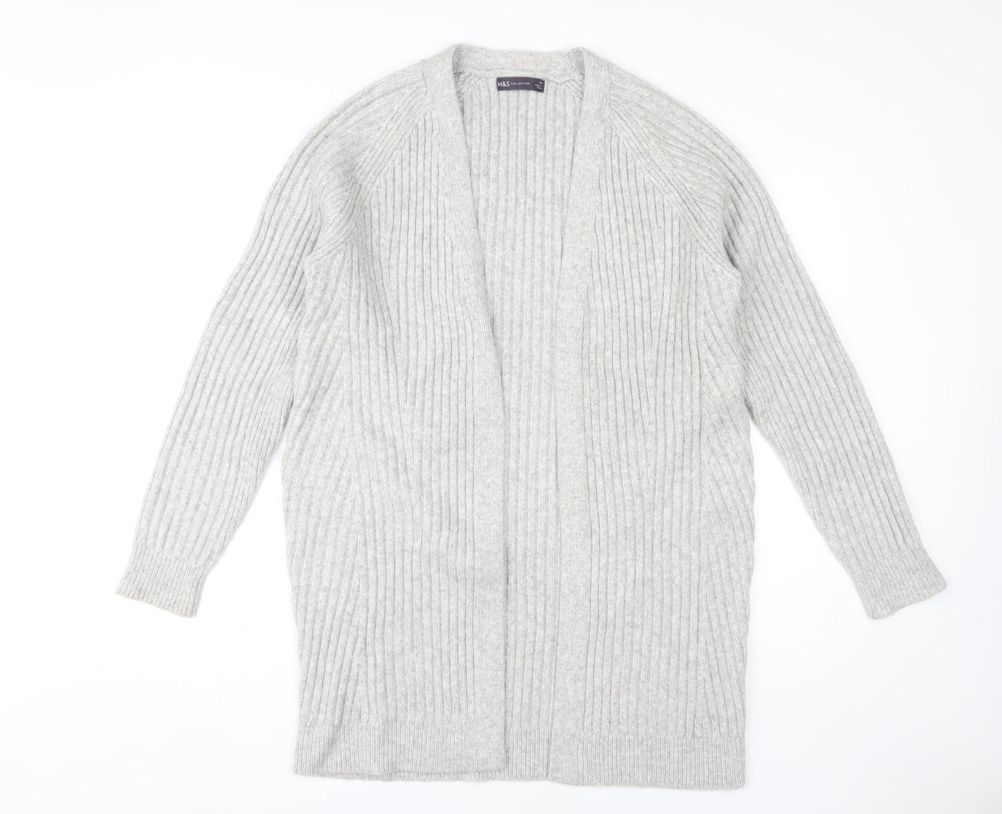 Womens UK Size M Marks and Spencer Grey Cardigan Jumper