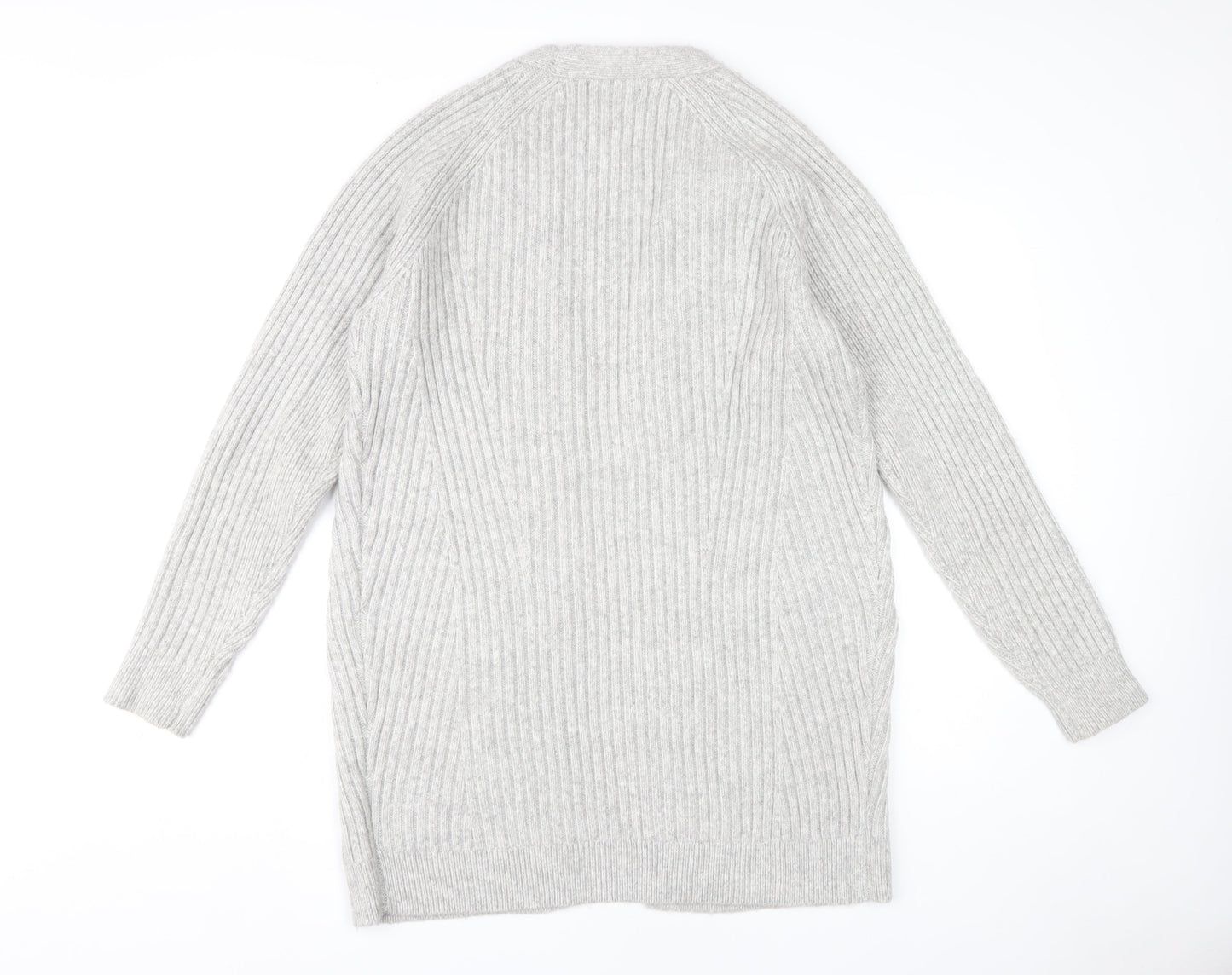 Womens UK Size M Marks and Spencer Grey Cardigan Jumper