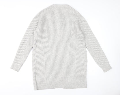 Womens UK Size M Marks and Spencer Grey Cardigan Jumper