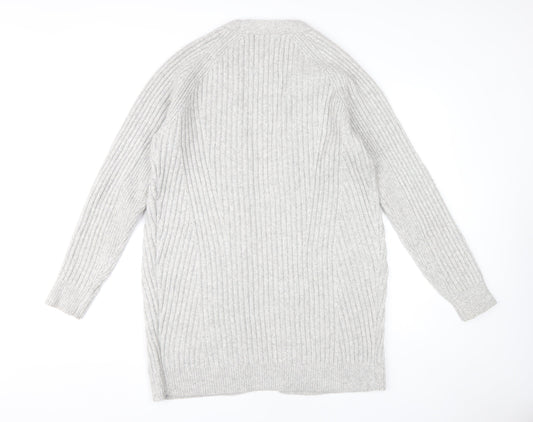 Womens UK Size M Marks and Spencer Grey Cardigan Jumper