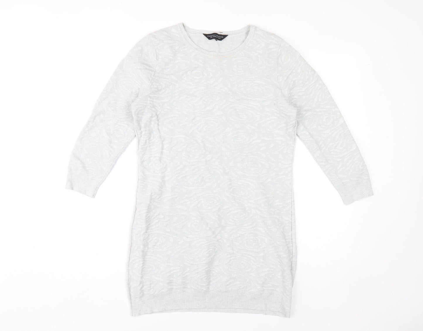 Dorothy Perkins Grey Jumper Dress - Women's Size 12