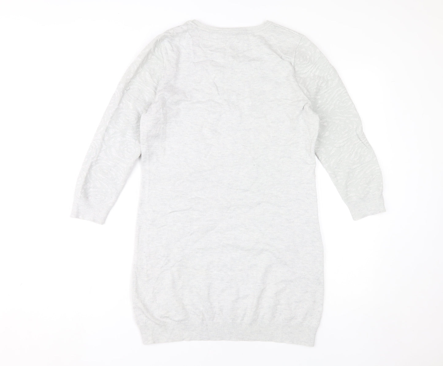 Dorothy Perkins Grey Jumper Dress - Women's Size 12