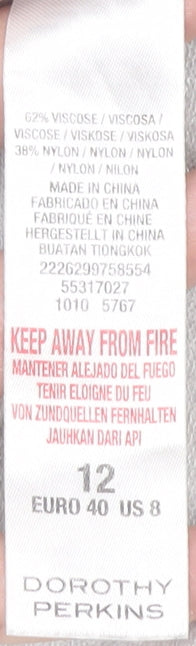 Dorothy Perkins Grey Jumper Dress - Women's Size 12