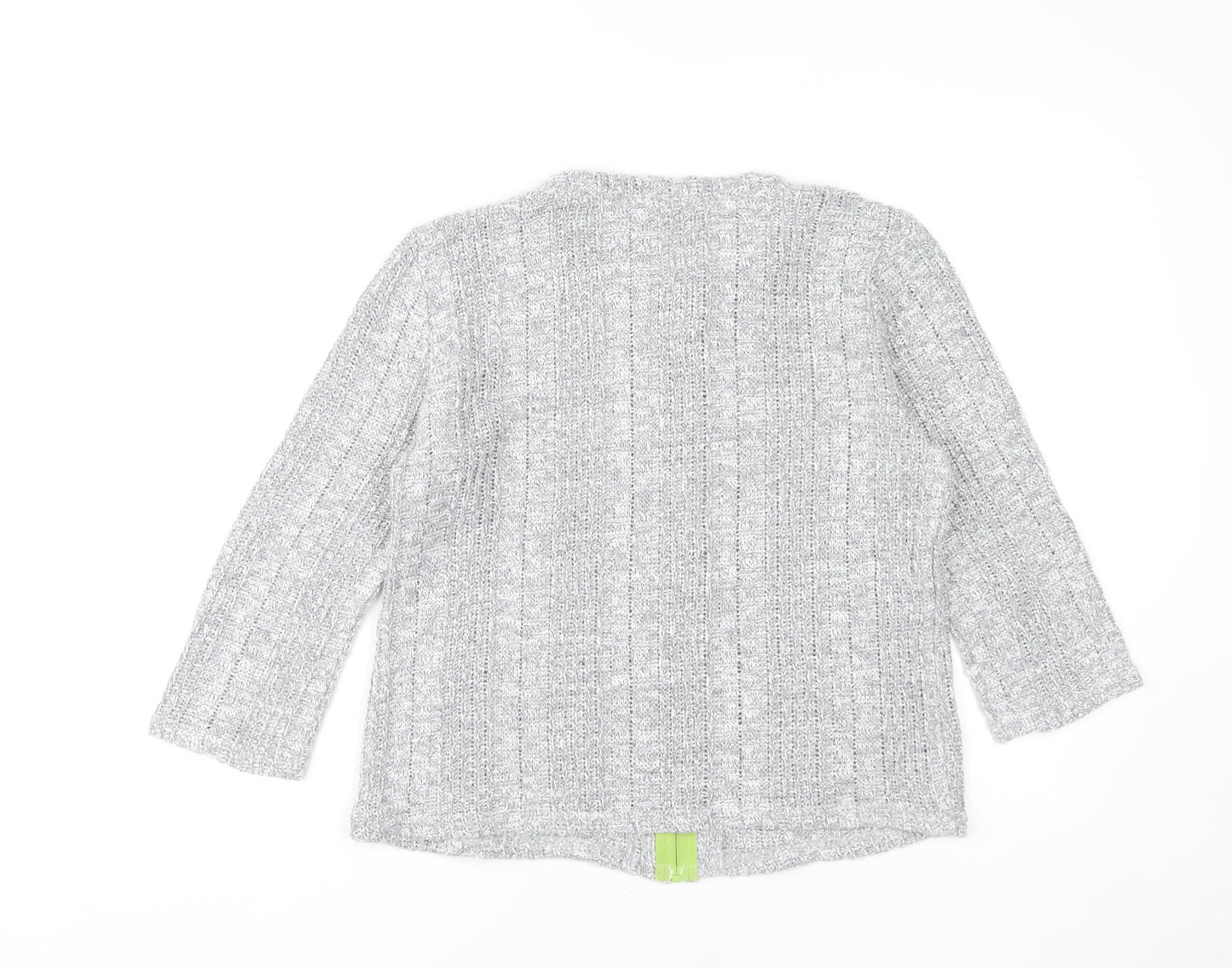 Womens UK Size M Marks and Spencer Grey Cardigan Jumper