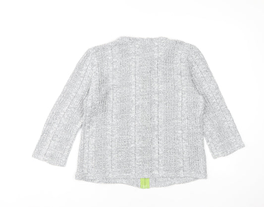 Womens UK Size M Marks and Spencer Grey Cardigan Jumper